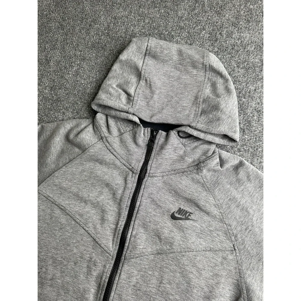 Womens Hoodie Nike Full Zip Gray, Size 1X
